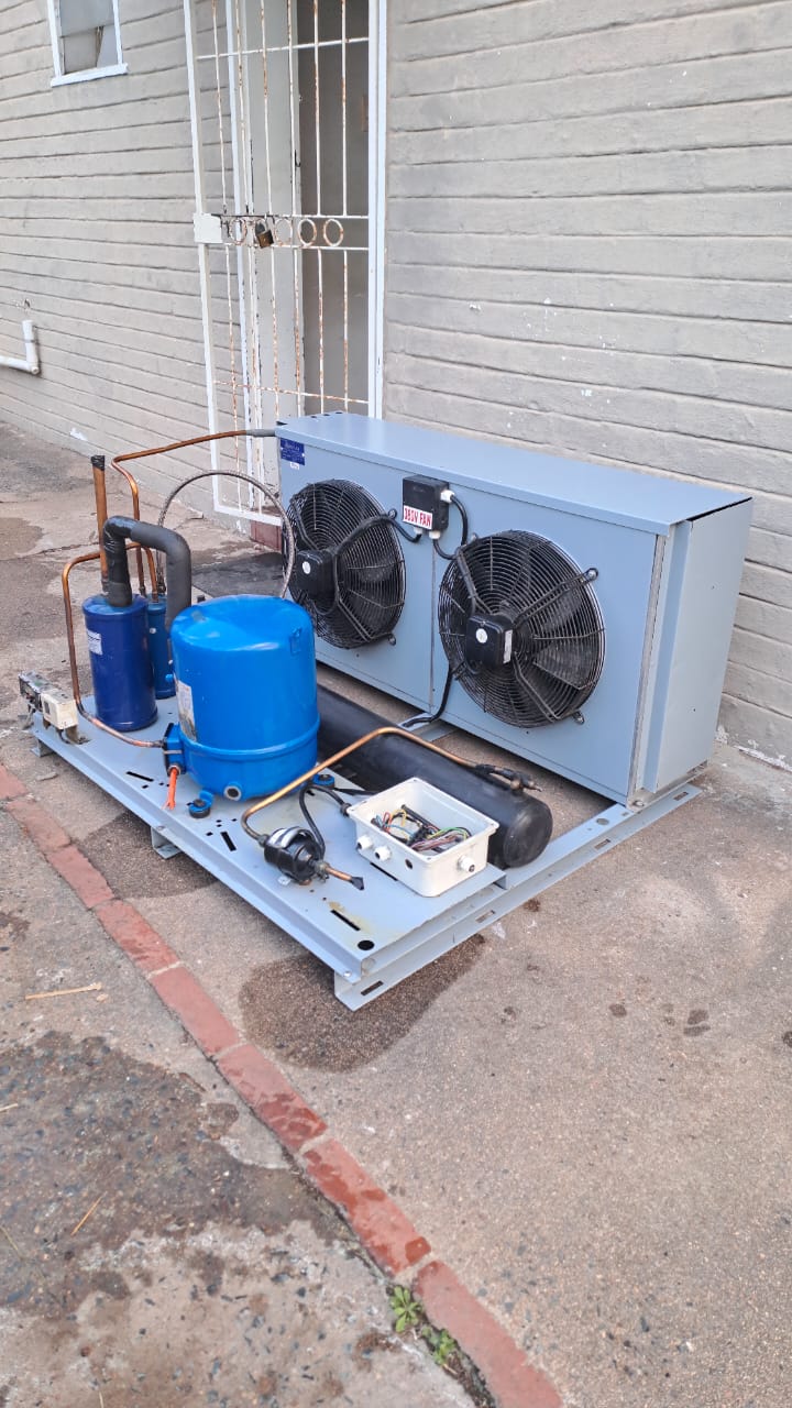 Completed hideaway ducting installation in commercial shopping center