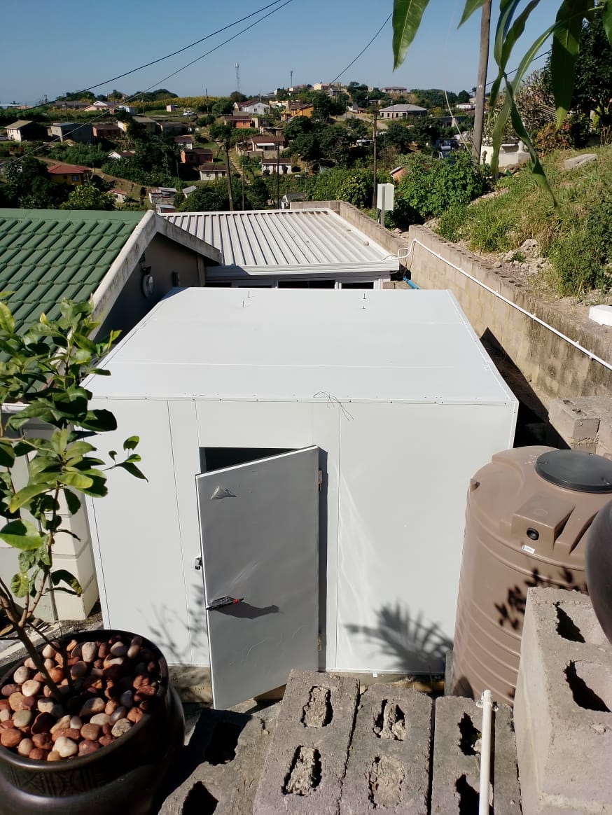 Air handling unit installation in corporate office building