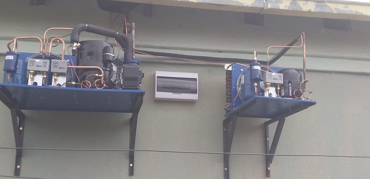 Completed VRV installation in restaurant chain location